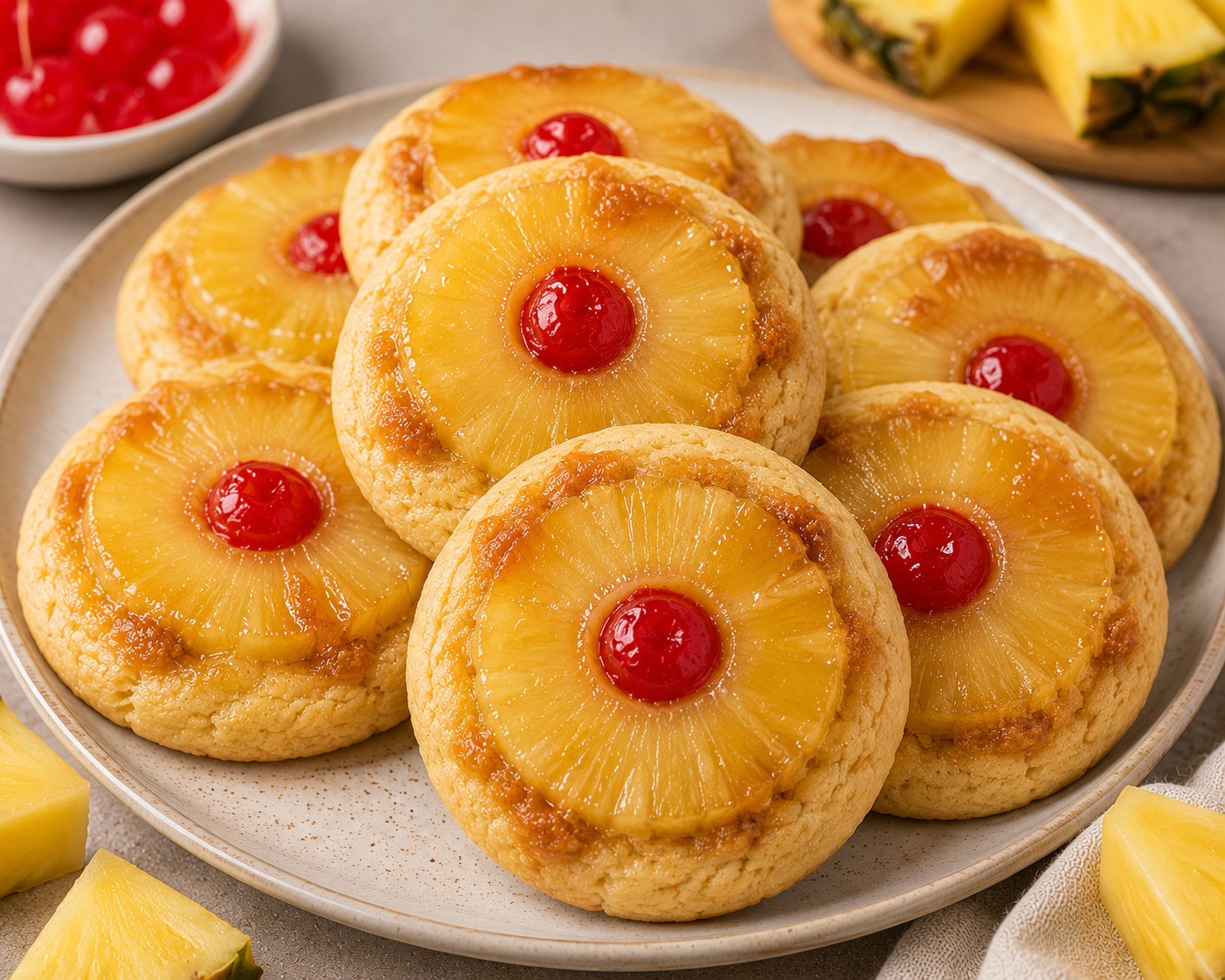 Pineapple Upside Down Cookie