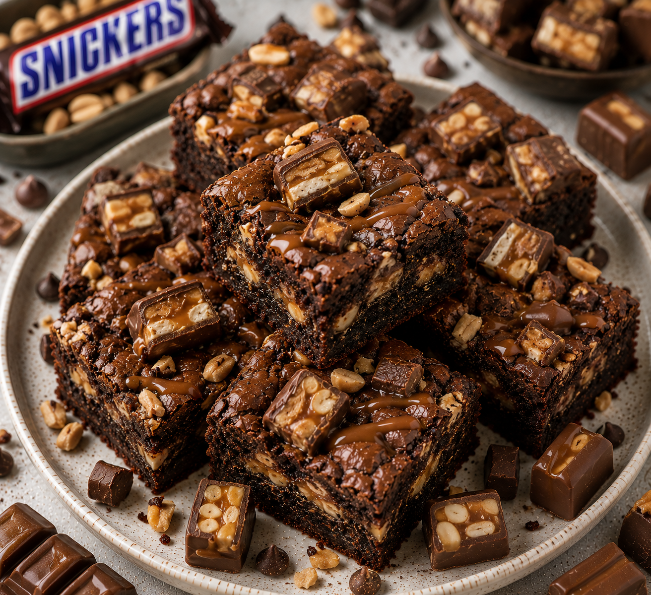 Jumbo Snickers Brownie