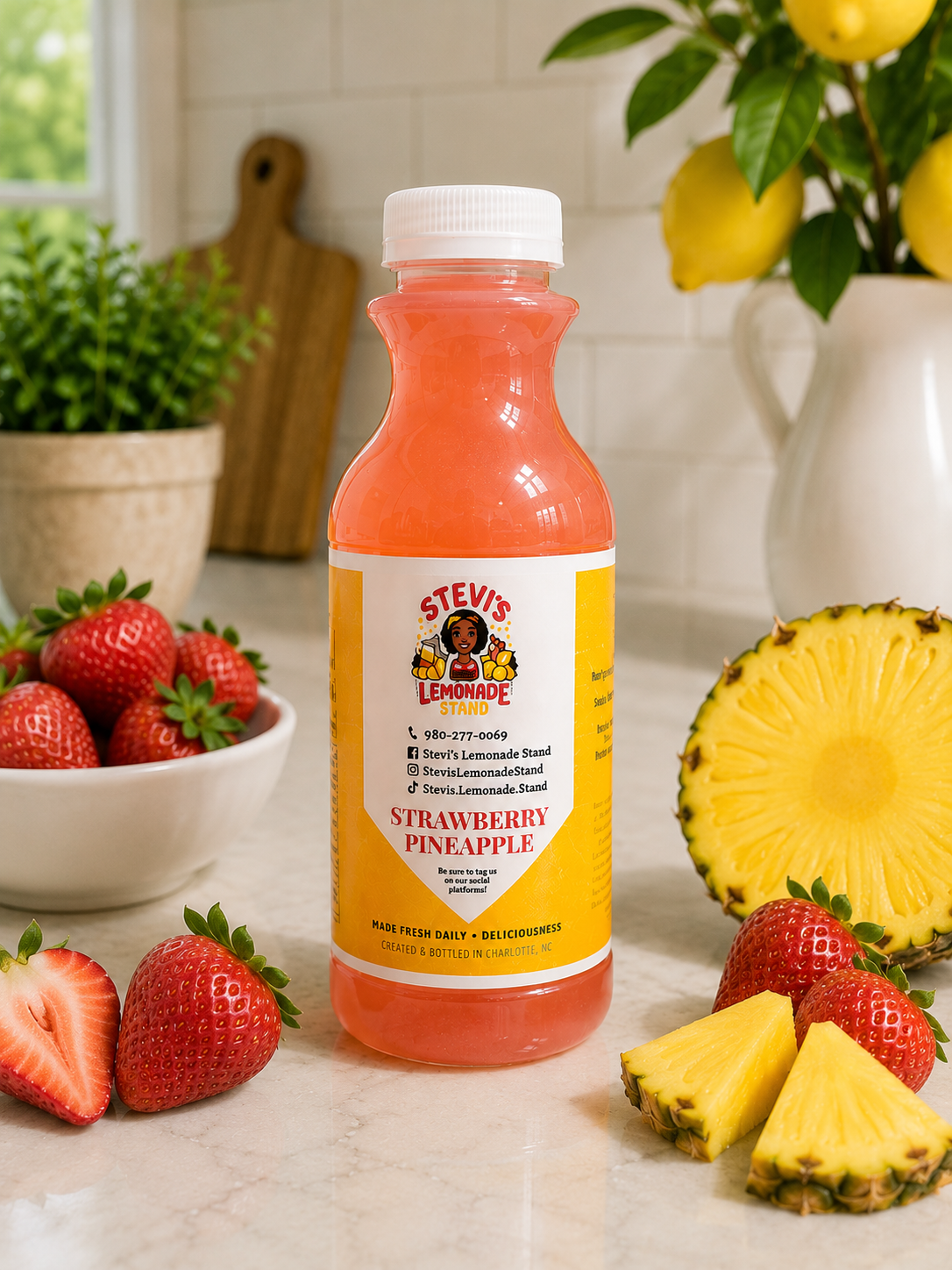 Strawberry Pineapple Lemonade