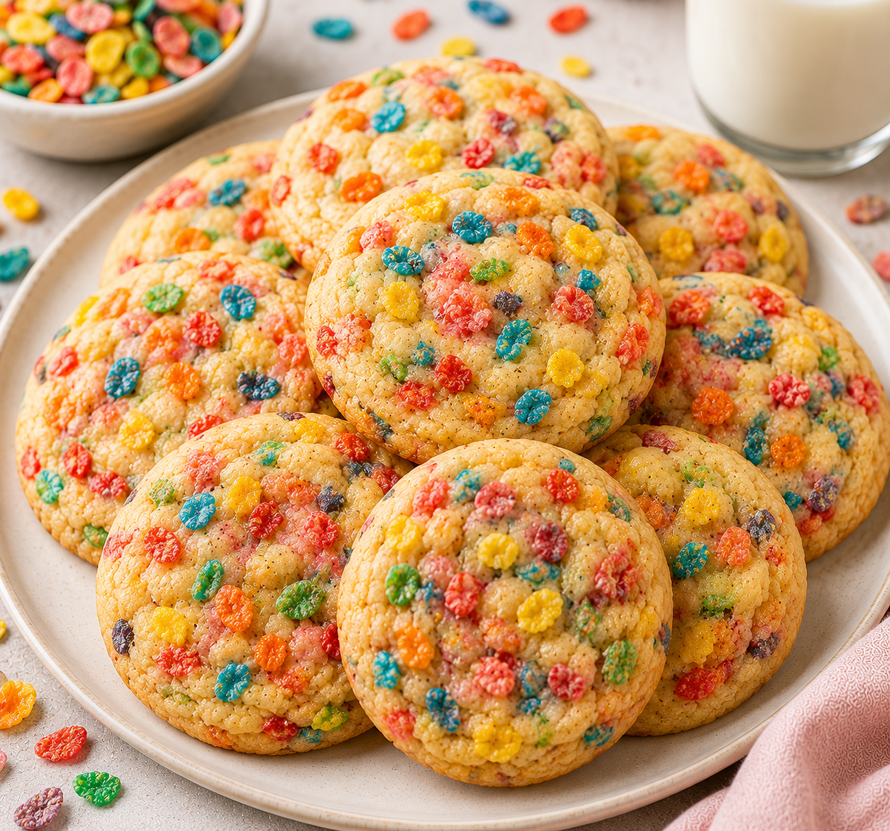Fruity Pebbles Cookie