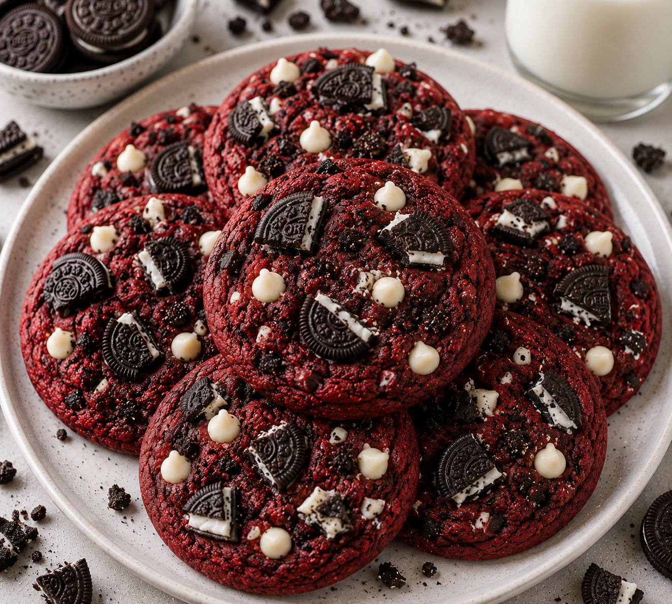 Red Velvet Oreo Cookie