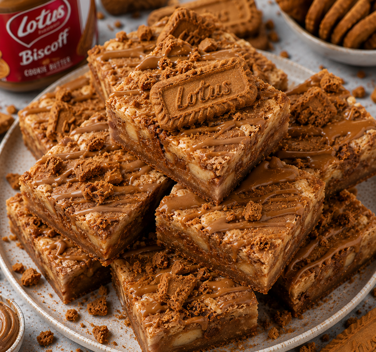 Jumbo Biscoff Cookie Butter Brownie