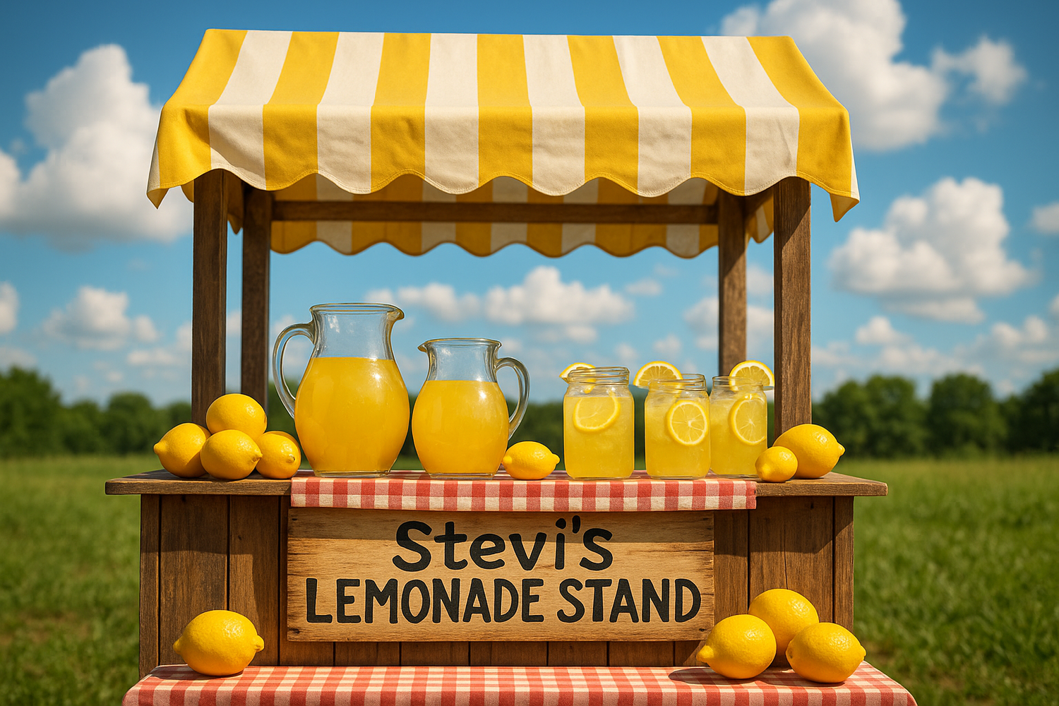 Stevi’s lemonade stand